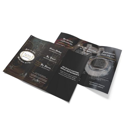 Brochure Design - Maller Brass Example