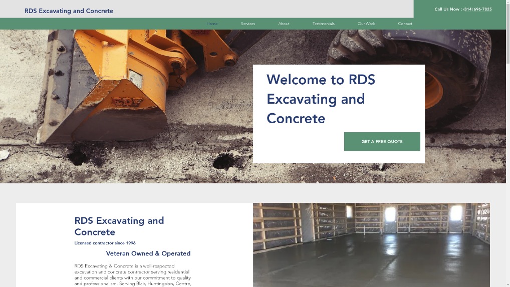 rdsconcreteandexcavating.com