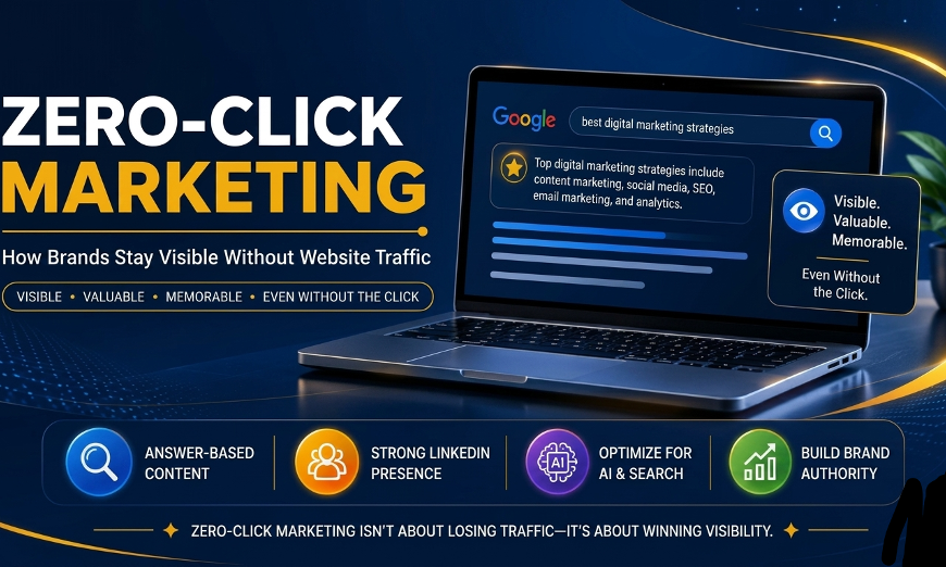 Zero-Click Marketing: How Brands Can Stay Visible Without Website Traffic